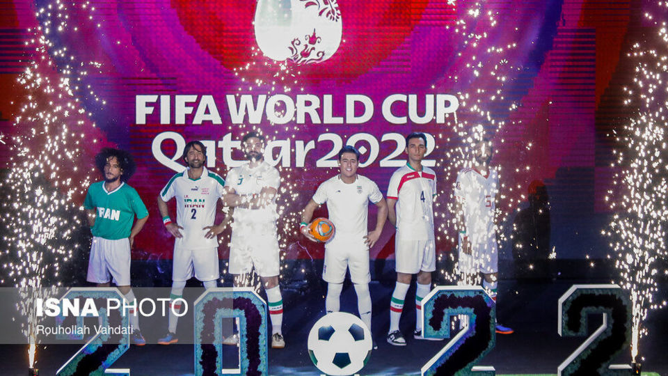 مراسم رونمایی از پیراهن تیم ملی فوتبال