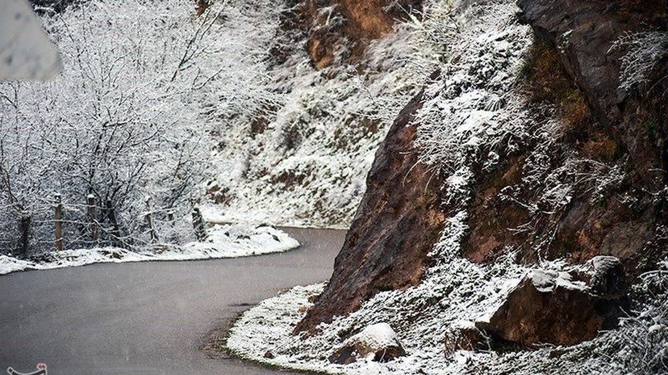  بارش برف در ارتفاعات گیلان 