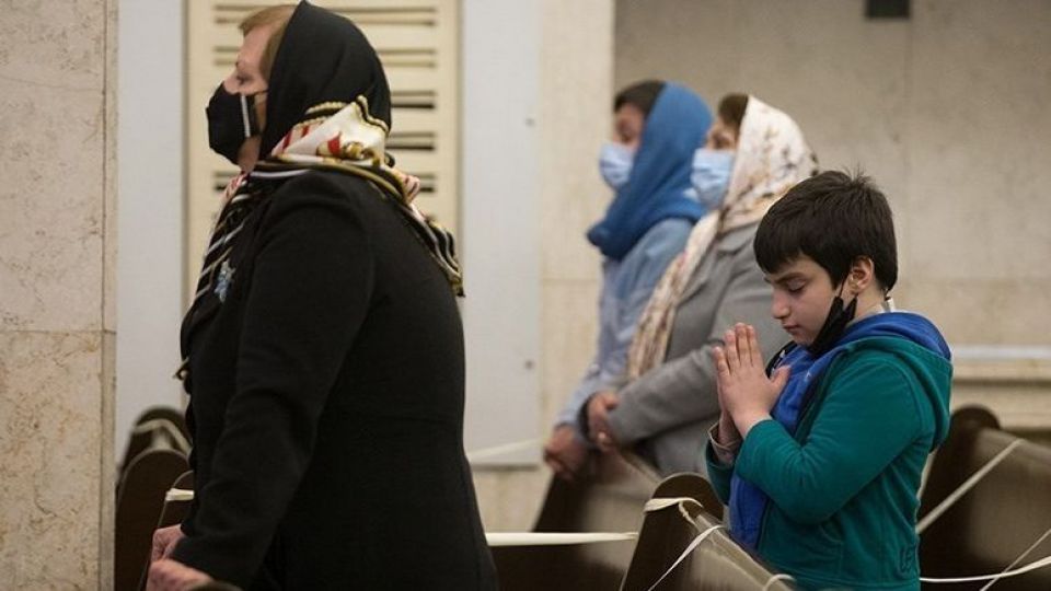 مراسم آغاز سال نو میلادی در کلیسای سرکیس مقدس