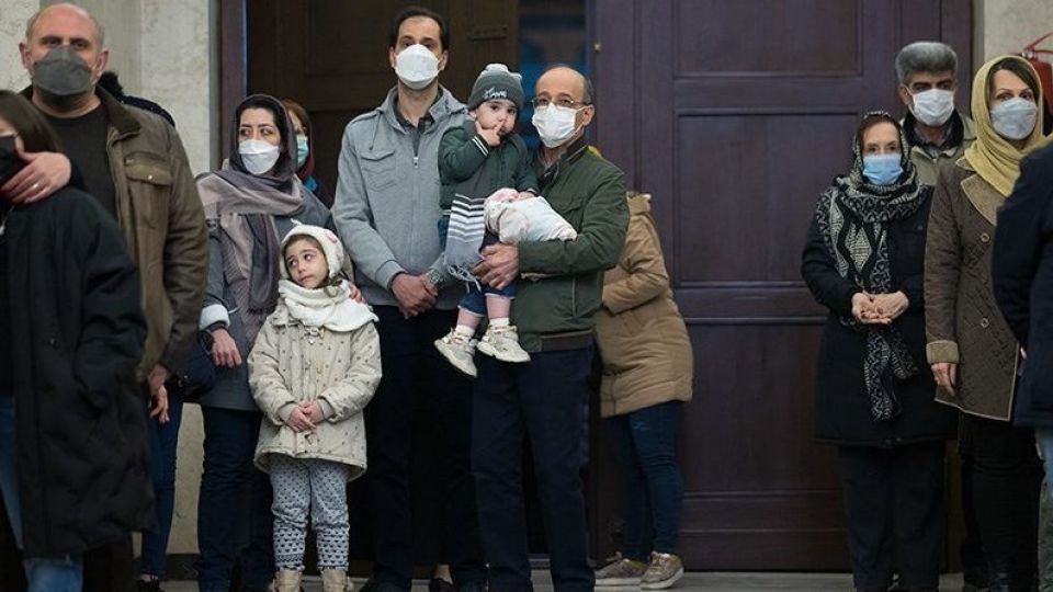 مراسم آغاز سال نو میلادی در کلیسای سرکیس مقدس