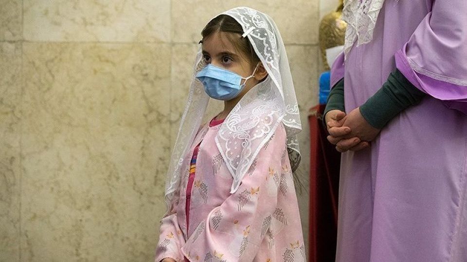 مراسم آغاز سال نو میلادی در کلیسای سرکیس مقدس