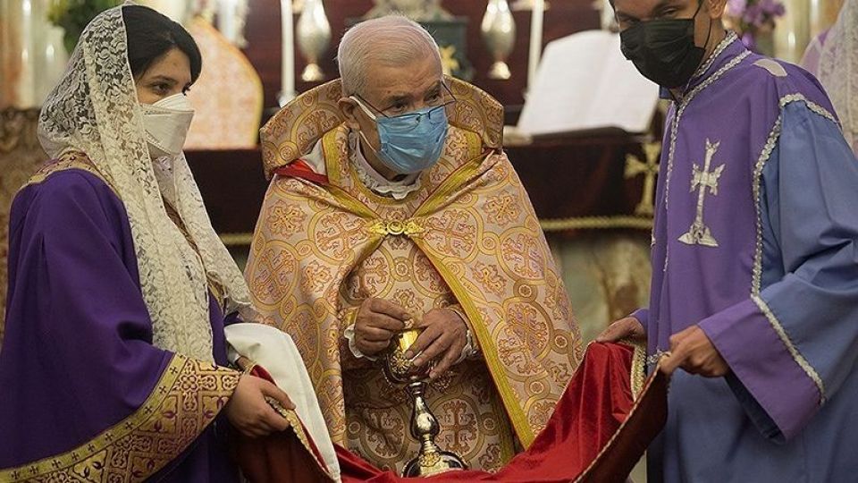 مراسم آغاز سال نو میلادی در کلیسای سرکیس مقدس