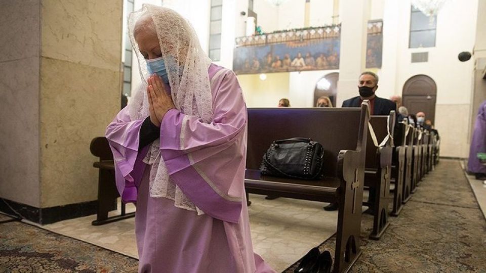 مراسم آغاز سال نو میلادی در کلیسای سرکیس مقدس