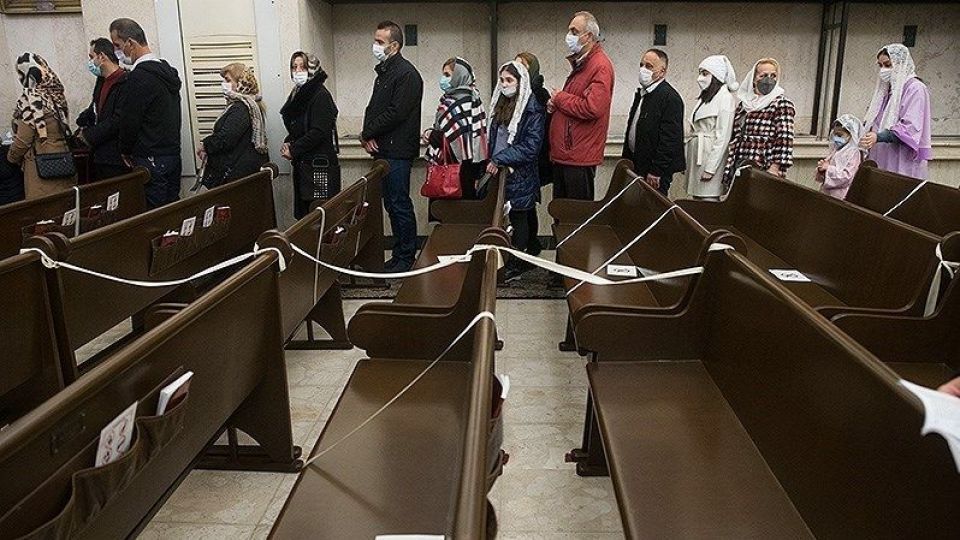 مراسم آغاز سال نو میلادی در کلیسای سرکیس مقدس