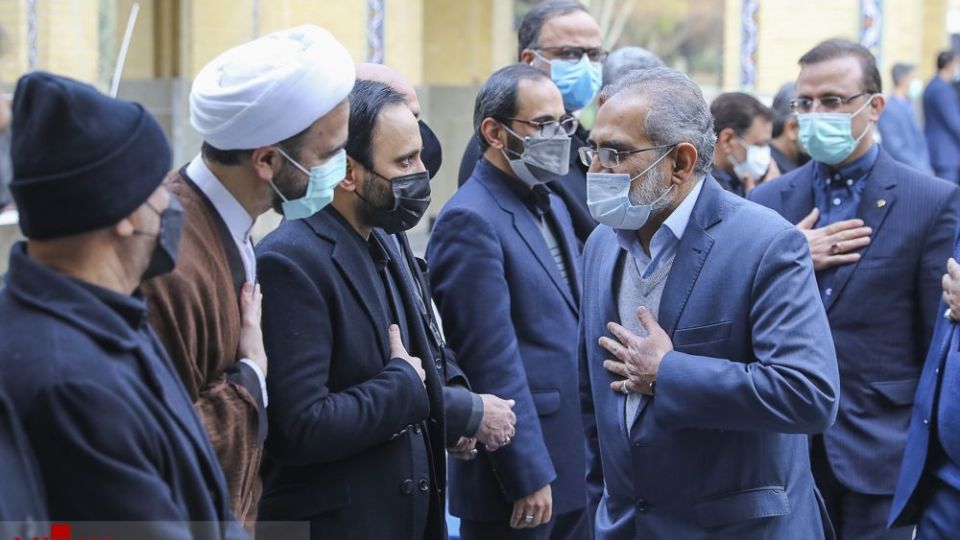 مراسم یادبود فرزند سخنگوی دولت