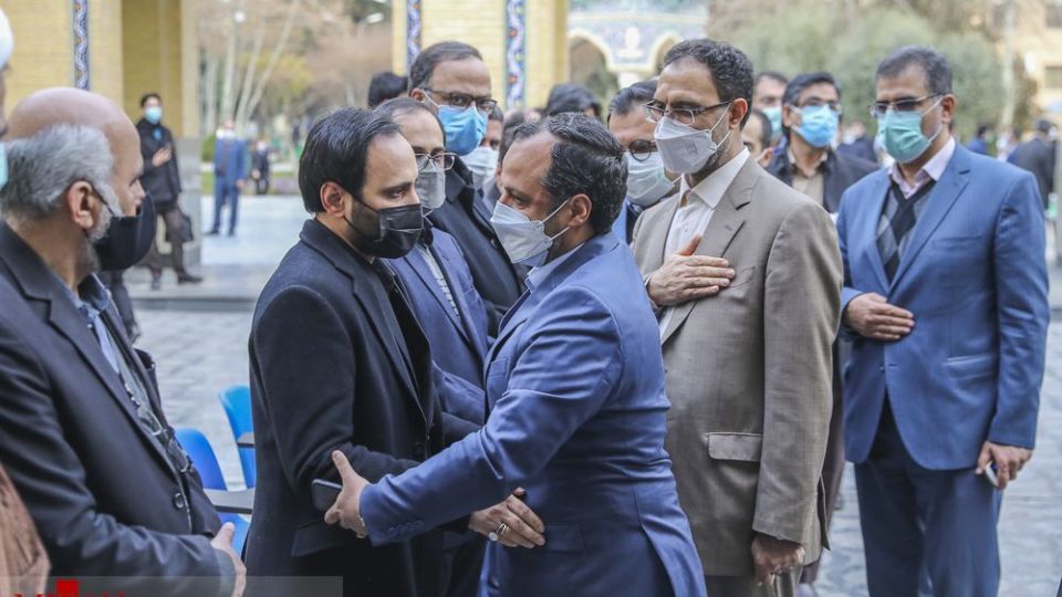 مراسم یادبود فرزند سخنگوی دولت