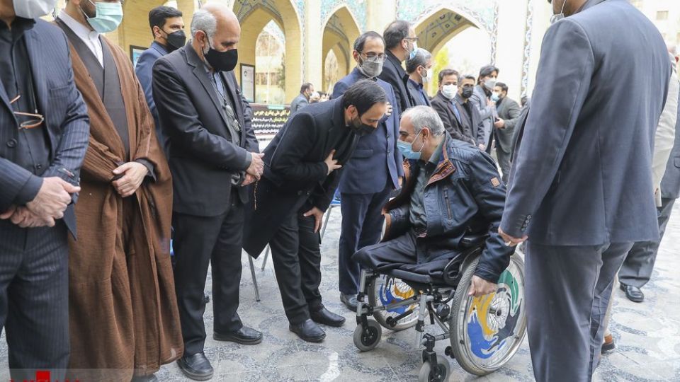 مراسم یادبود فرزند سخنگوی دولت