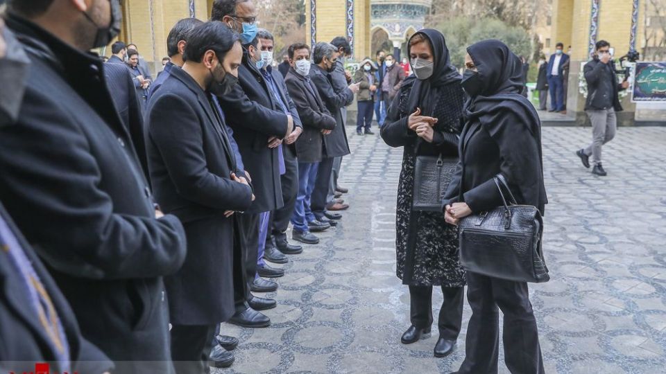 مراسم یادبود فرزند سخنگوی دولت