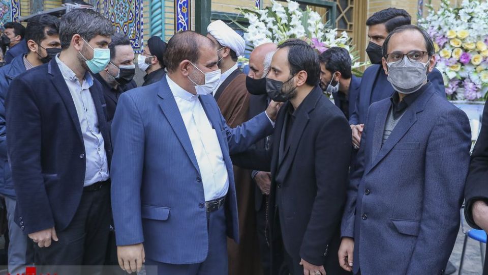 مراسم یادبود فرزند سخنگوی دولت