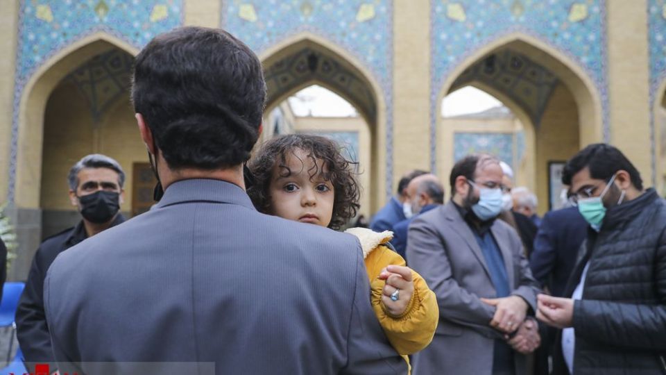 مراسم یادبود فرزند سخنگوی دولت