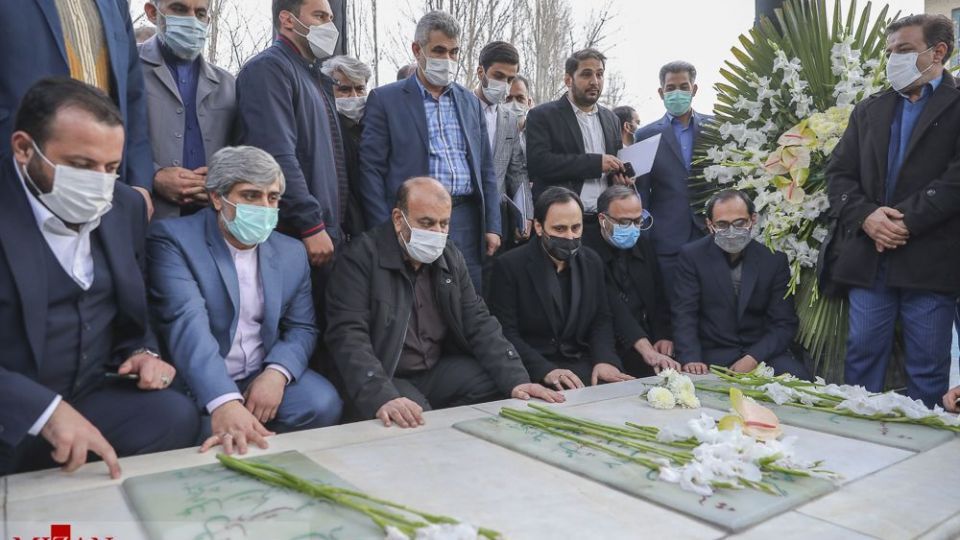 مراسم یادبود فرزند سخنگوی دولت