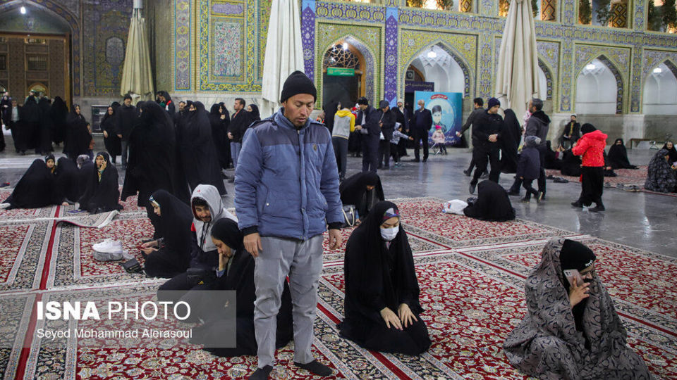 حال و هوای حرم مطهر رضوی در اعیاد شعبانیه