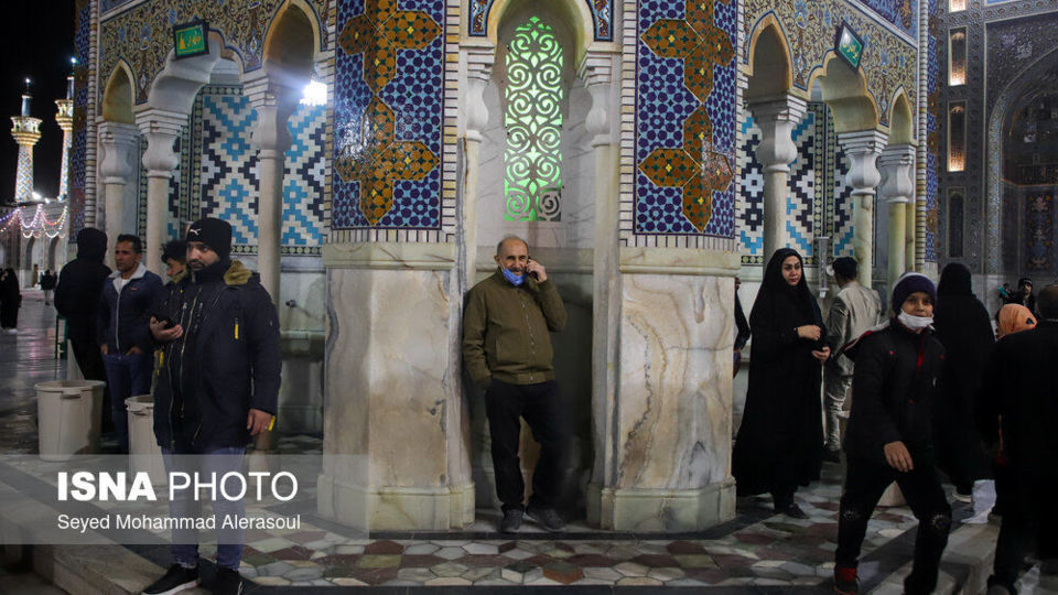 حال و هوای حرم مطهر رضوی در اعیاد شعبانیه