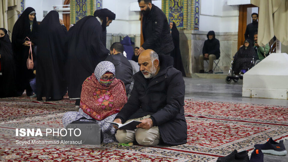 حال و هوای حرم مطهر رضوی در اعیاد شعبانیه