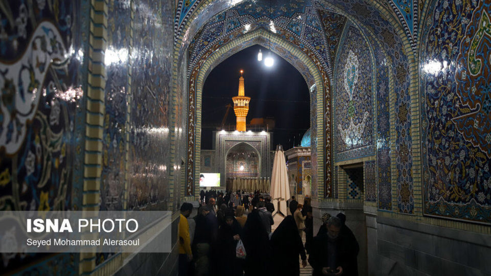 حال و هوای حرم مطهر رضوی در اعیاد شعبانیه