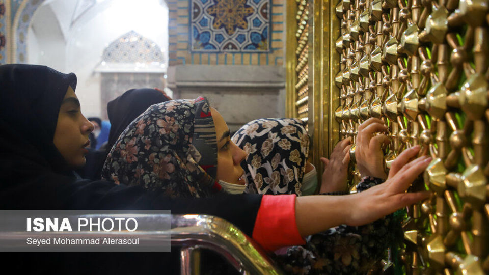 حال و هوای حرم مطهر رضوی در اعیاد شعبانیه