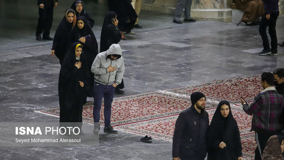 حال و هوای حرم مطهر رضوی در اعیاد شعبانیه