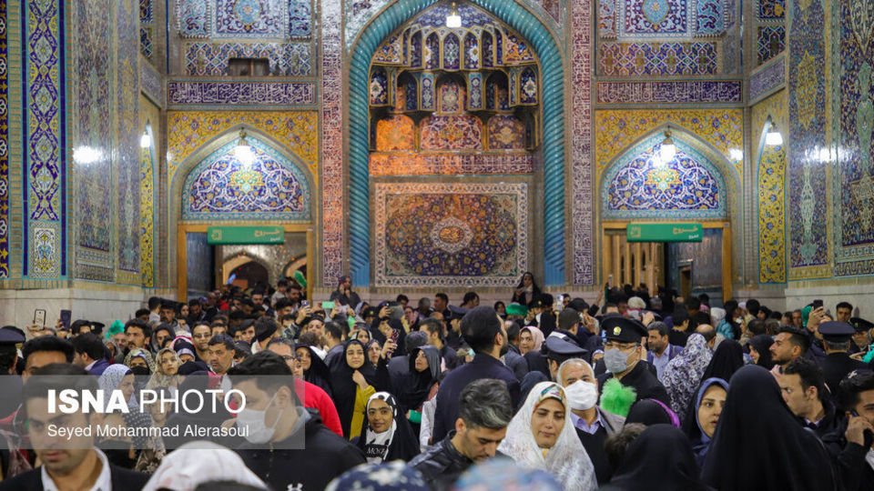 تحویل سال ۱۴۰۲ - حرم مطهر رضوی