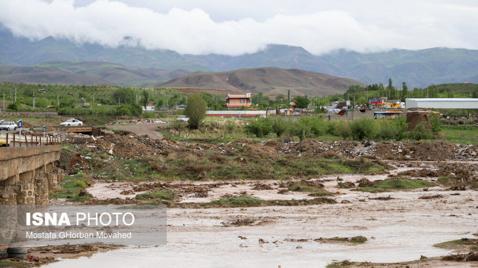 خسارت سیل به برخی روستاهای شهرستان اهر