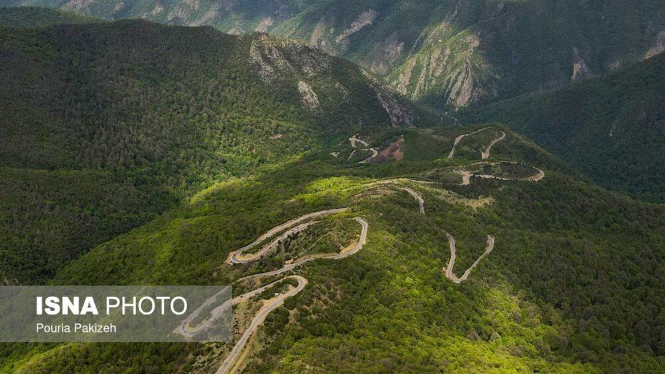 جاده «توسکستان» به ییلاق «جهان نما» - گلستان