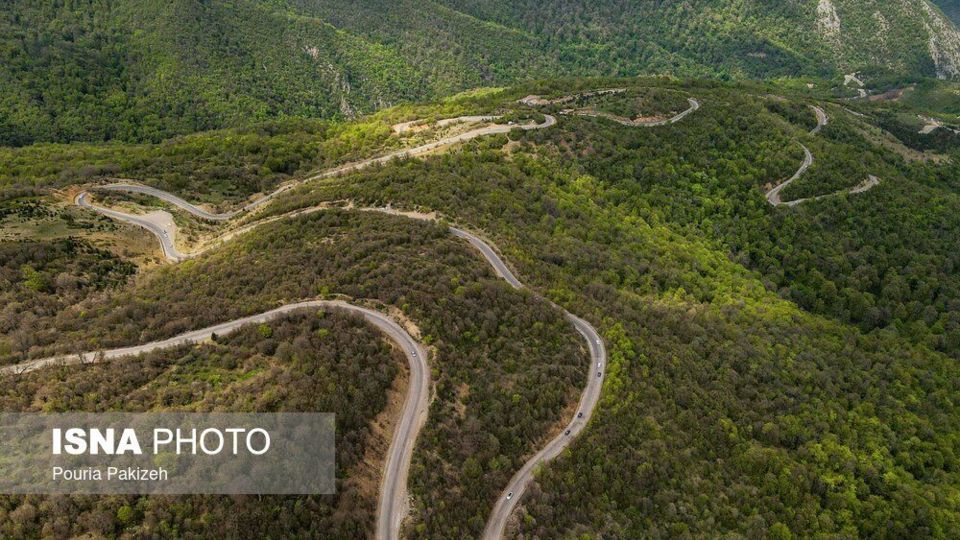 جاده «توسکستان» به ییلاق «جهان نما» - گلستان