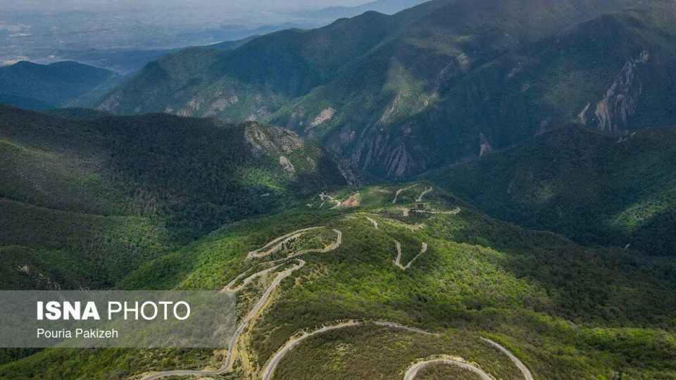 جاده «توسکستان» به ییلاق «جهان نما» - گلستان