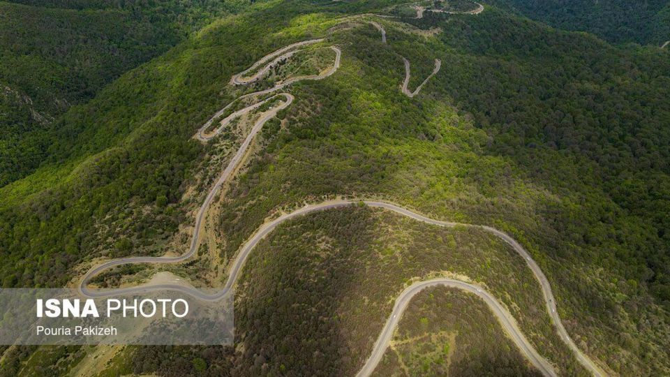 جاده «توسکستان» به ییلاق «جهان نما» - گلستان