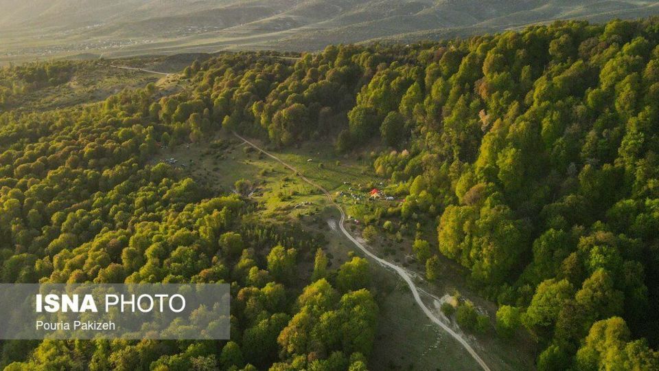 جاده «توسکستان» به ییلاق «جهان نما» - گلستان
