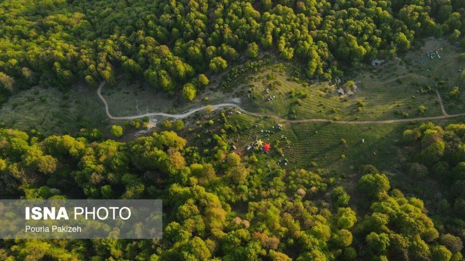 جاده «توسکستان» به ییلاق «جهان نما» - گلستان