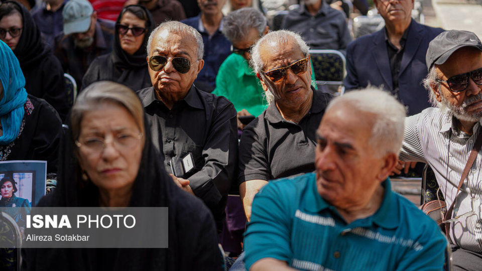 مراسم تشییع پیکر فریماه فرجامی