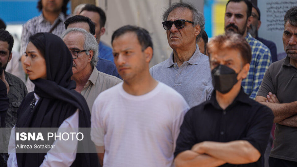 مراسم تشییع پیکر فریماه فرجامی