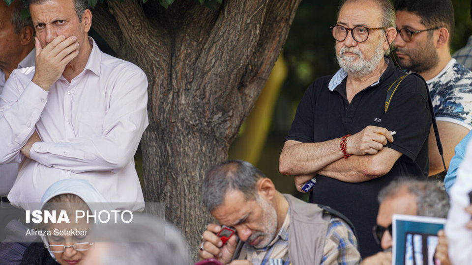 مراسم تشییع پیکر فریماه فرجامی