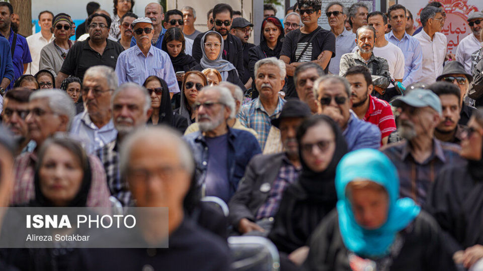 مراسم تشییع پیکر فریماه فرجامی