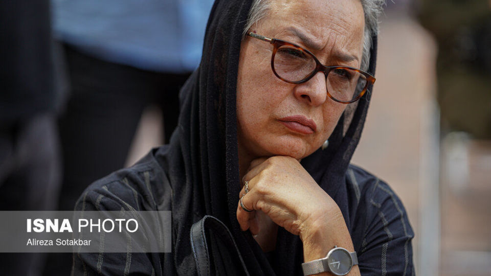 مراسم تشییع پیکر فریماه فرجامی