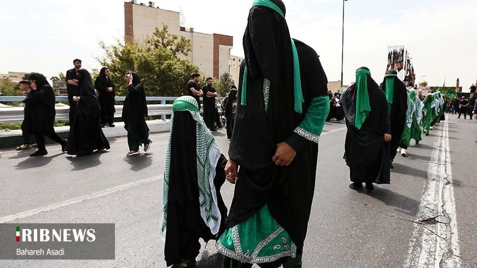 تعزیه کاروان زنانه بنی اسد در تهران