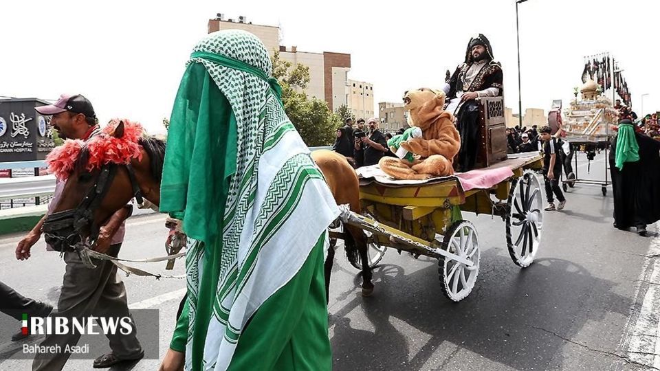 تعزیه کاروان زنانه بنی اسد در تهران
