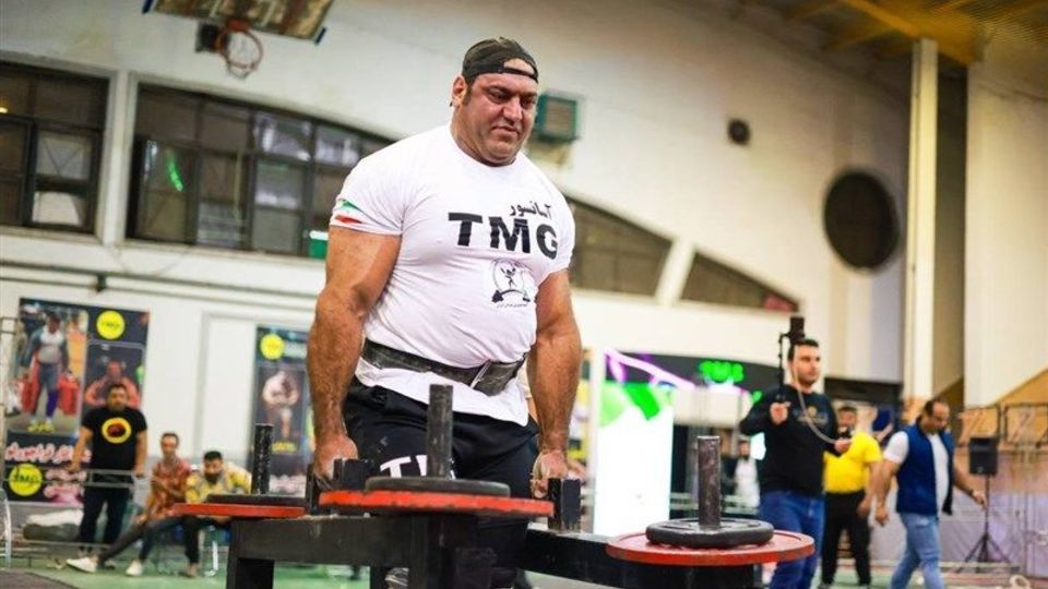 رضا قیطاسی قویترین مرد ایران شد رضا قیطاسی قویترین مرد ایران شد