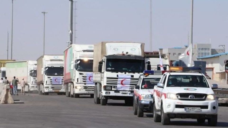 ارسال ۱۱ تریلی حامل کمکهای مردمی برای کمک به زلزله زدگان افغانستان ارسال ۱۱ تریلی حامل کمکهای مردمی برای کمک به زلزله زدگان افغانستان