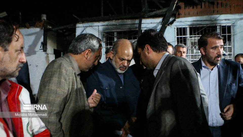 آتش سوزی کمپ ترک اعتیاد در لنگرود