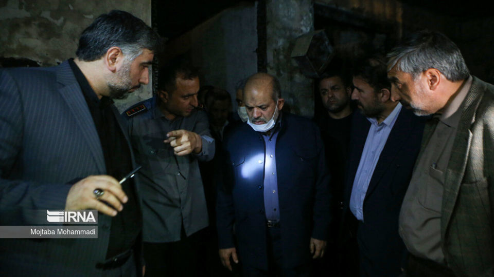 آتش سوزی کمپ ترک اعتیاد در لنگرود