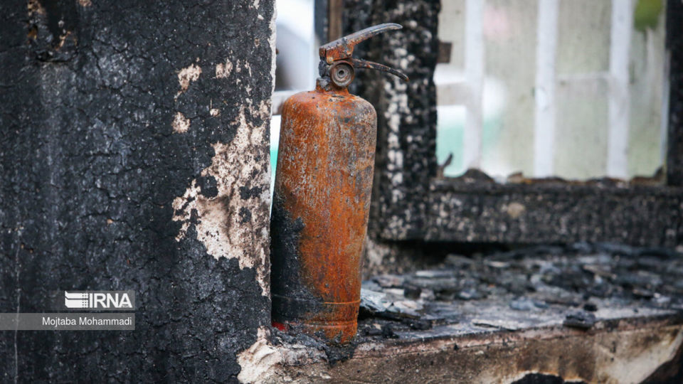 آتش سوزی کمپ ترک اعتیاد در لنگرود