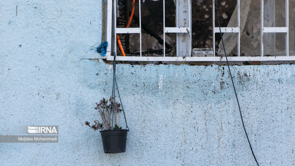 آتش سوزی کمپ ترک اعتیاد در لنگرود