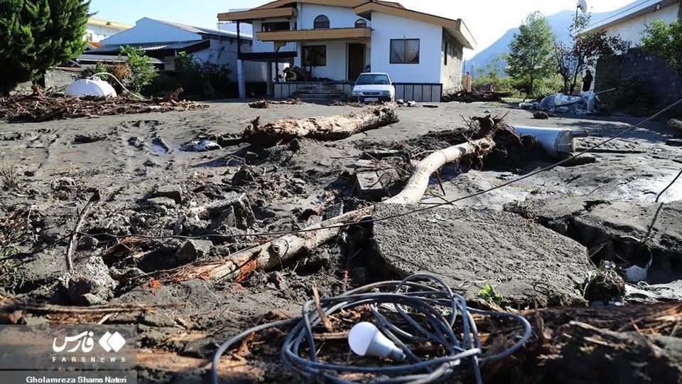 خسارت سیل پاییزی در مازندران
