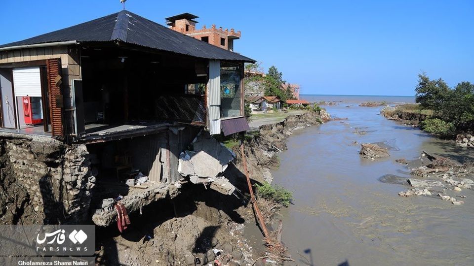 خسارت سیل پاییزی در مازندران