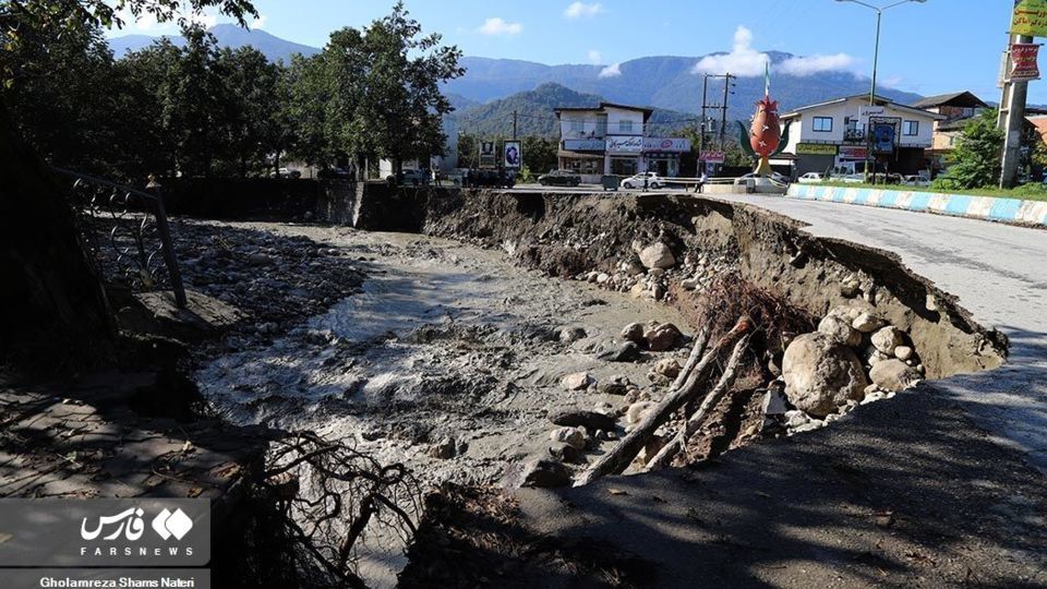 خسارت سیل پاییزی در مازندران