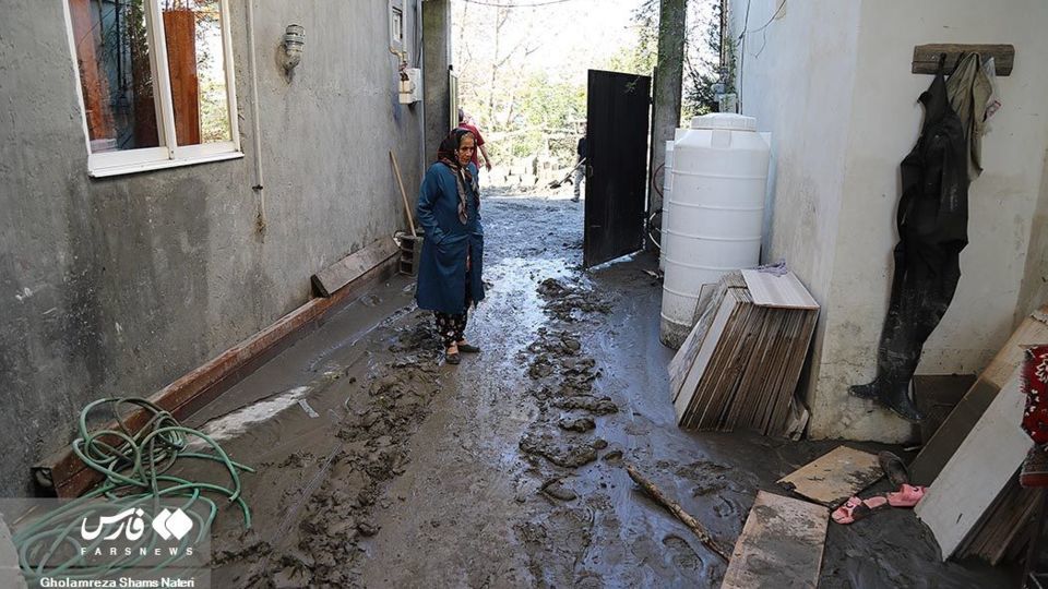 خسارت سیل پاییزی در مازندران