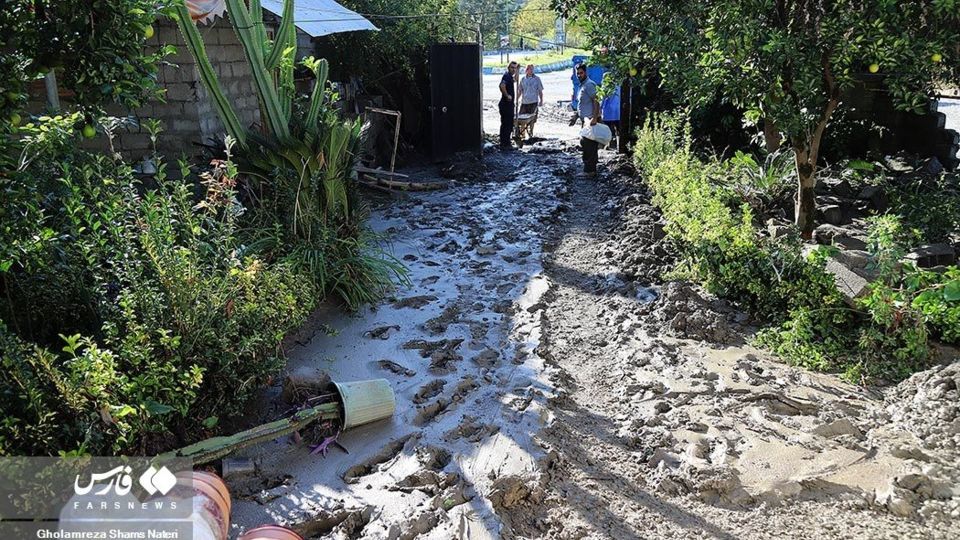 خسارت سیل پاییزی در مازندران