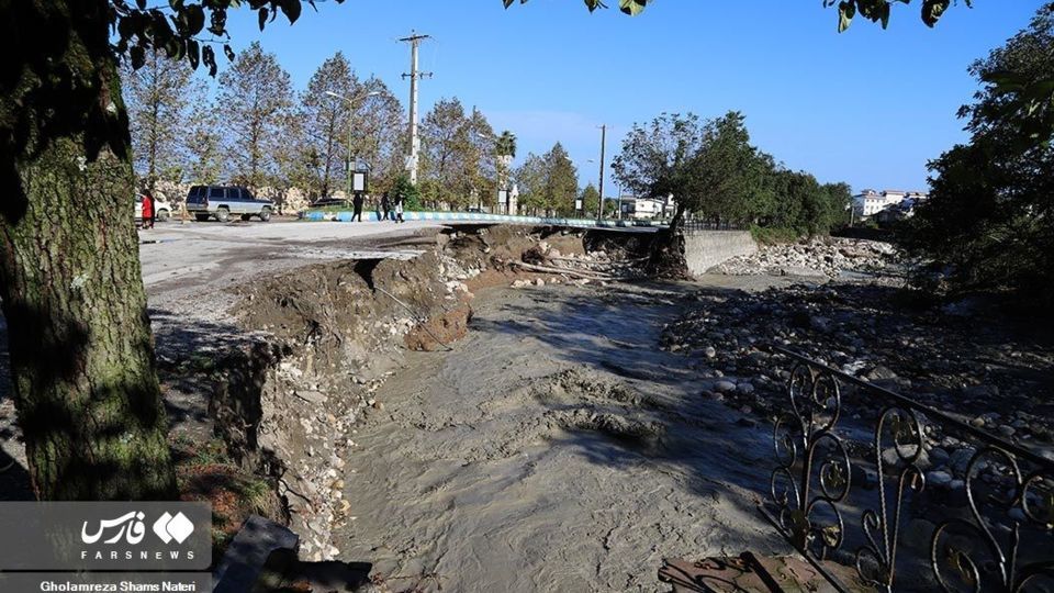 خسارت سیل پاییزی در مازندران