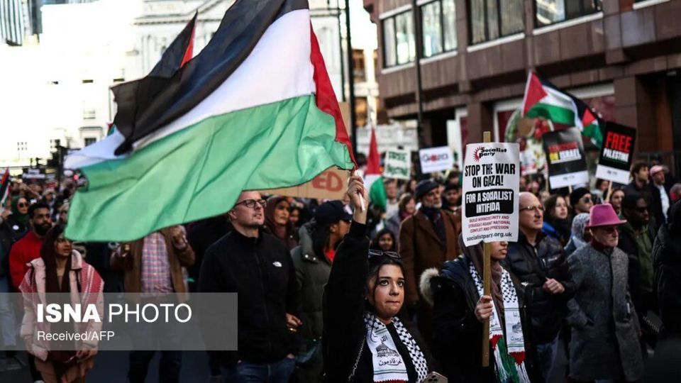 تظاهرات ضد صهیونیستی در لندن