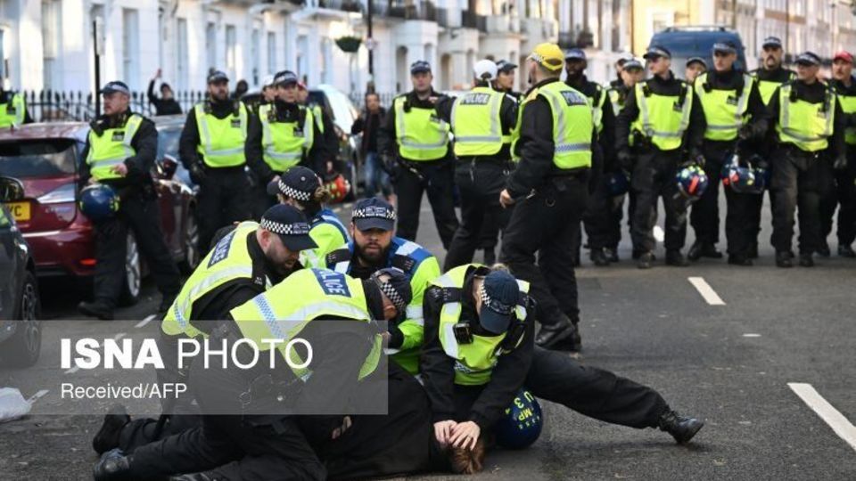 تظاهرات ضد صهیونیستی در لندن